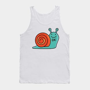 Cute Snail Tank Top